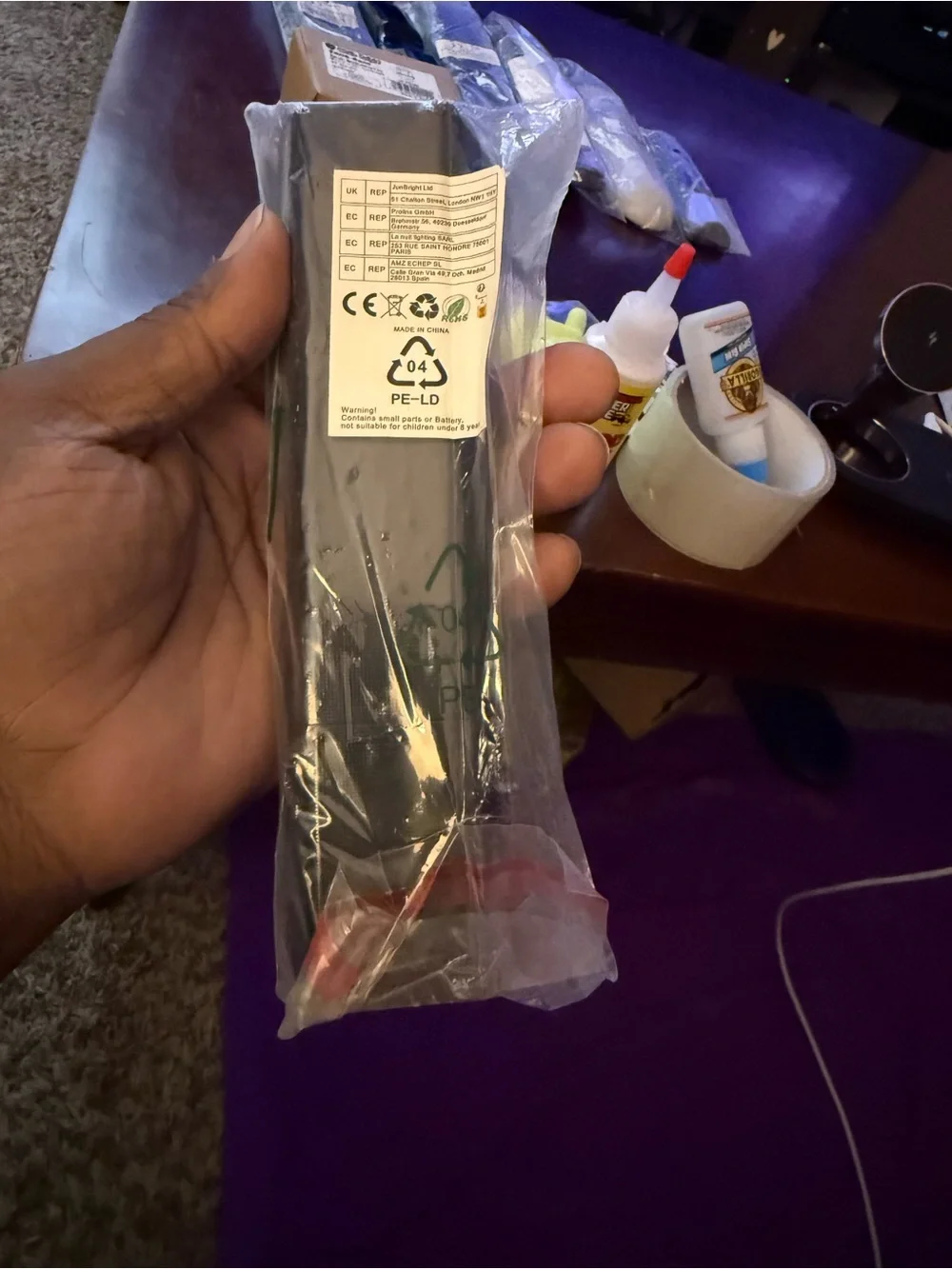 Universal Replacement TV Remote in Black